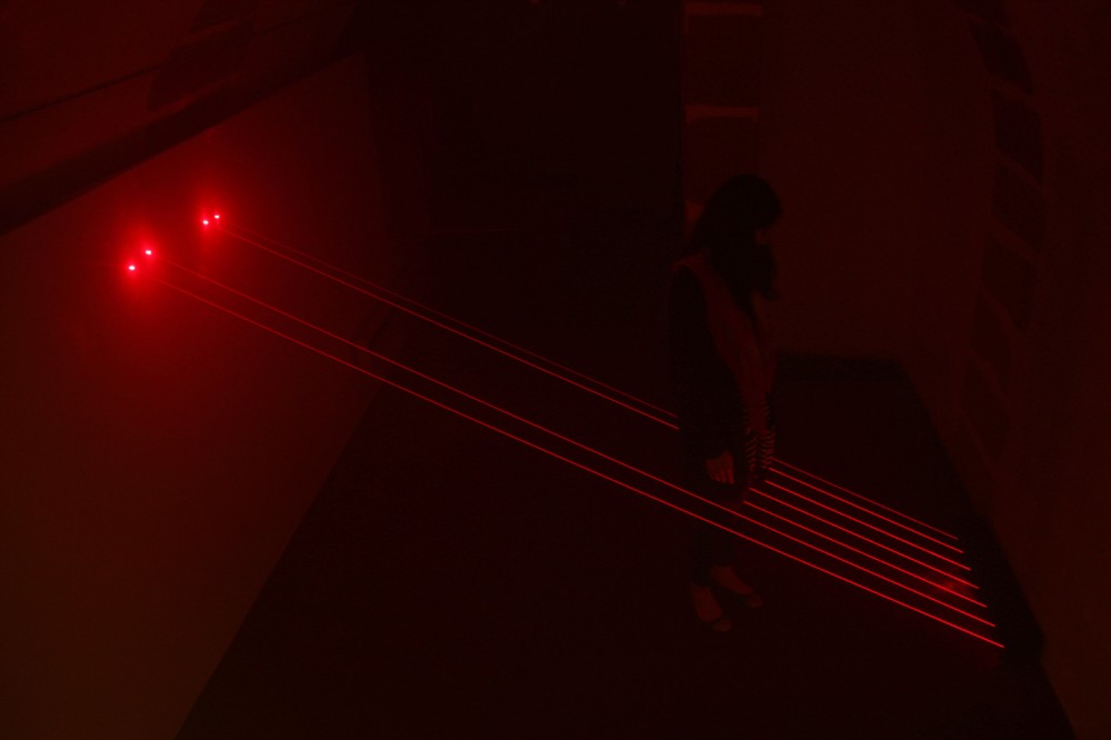 Sans tire, 2010, Dimension variable, Installation Laser