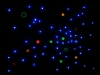 Sans titre, 2009, Mixed media, LED system, plastic and metal switches, Controllers, perforated aluminium plate