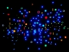 Unknown space, 2010, 100x100x7cm, Mixed media, LED system, plastic and metal switches, Controllers, perforated aluminium plate, N° seri: 80604